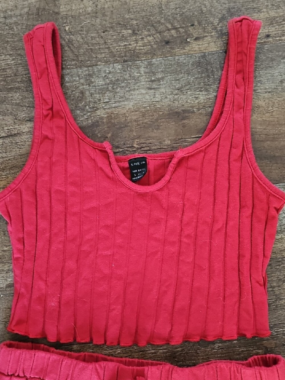 Women's Ribbed Tank & Short Set - Picture 3 of 4